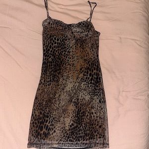 Cheetah Mini Dress